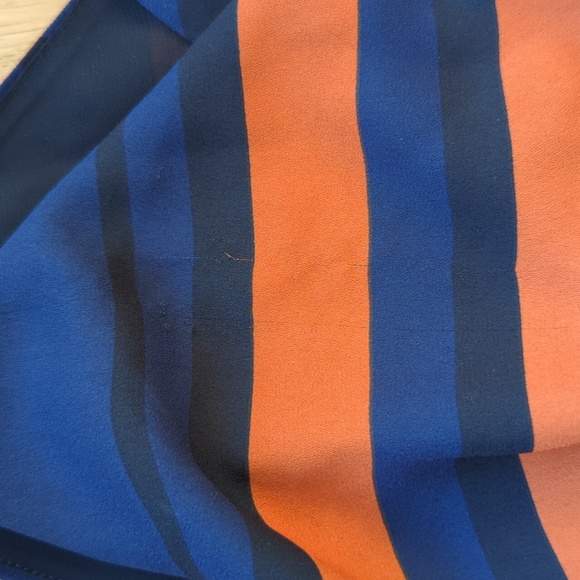 Babaton Casimir Dress in blue and orange stripes Size XXS - Picture 5 of 6
